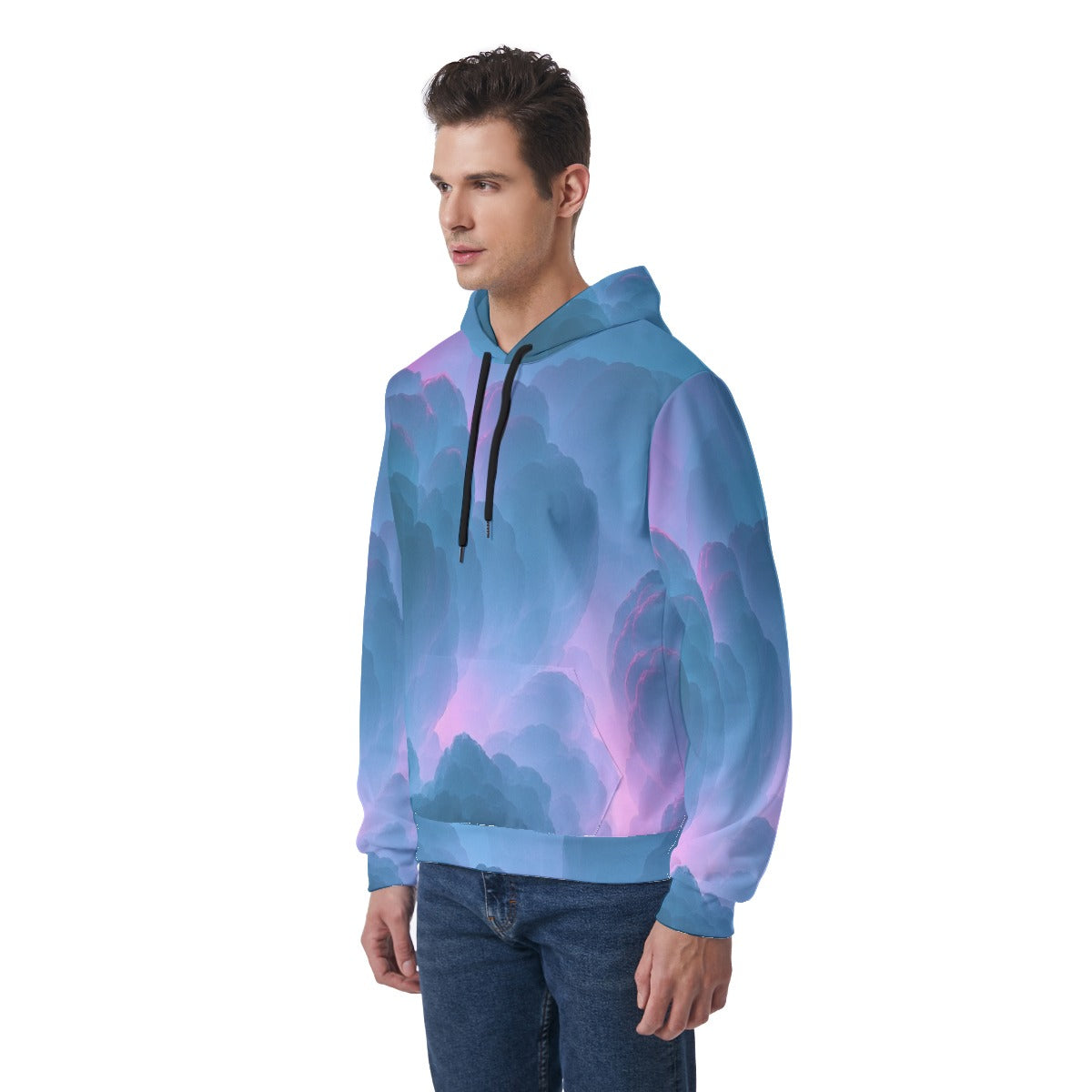 Men's Thicken Pullover Hoodie With Inner Hood