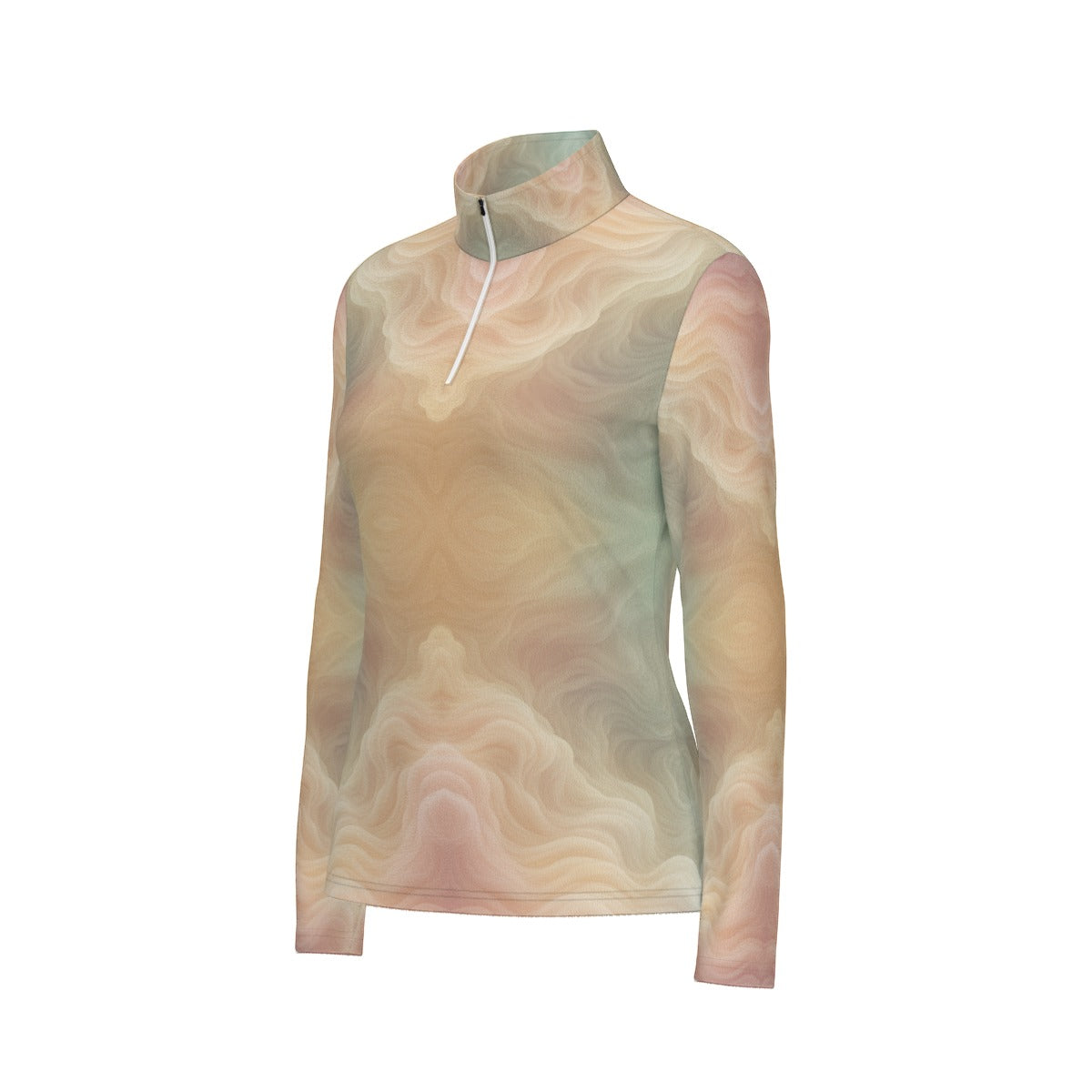 Women's Sports Collar Jersey With Long Sleeve