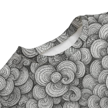 Unisex Drop-shoulder Knitted Fleece Sweater - view 3