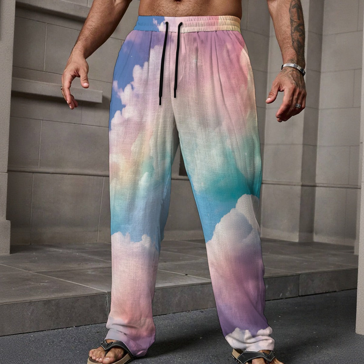 Men's Loose Casual Pants With Pocket