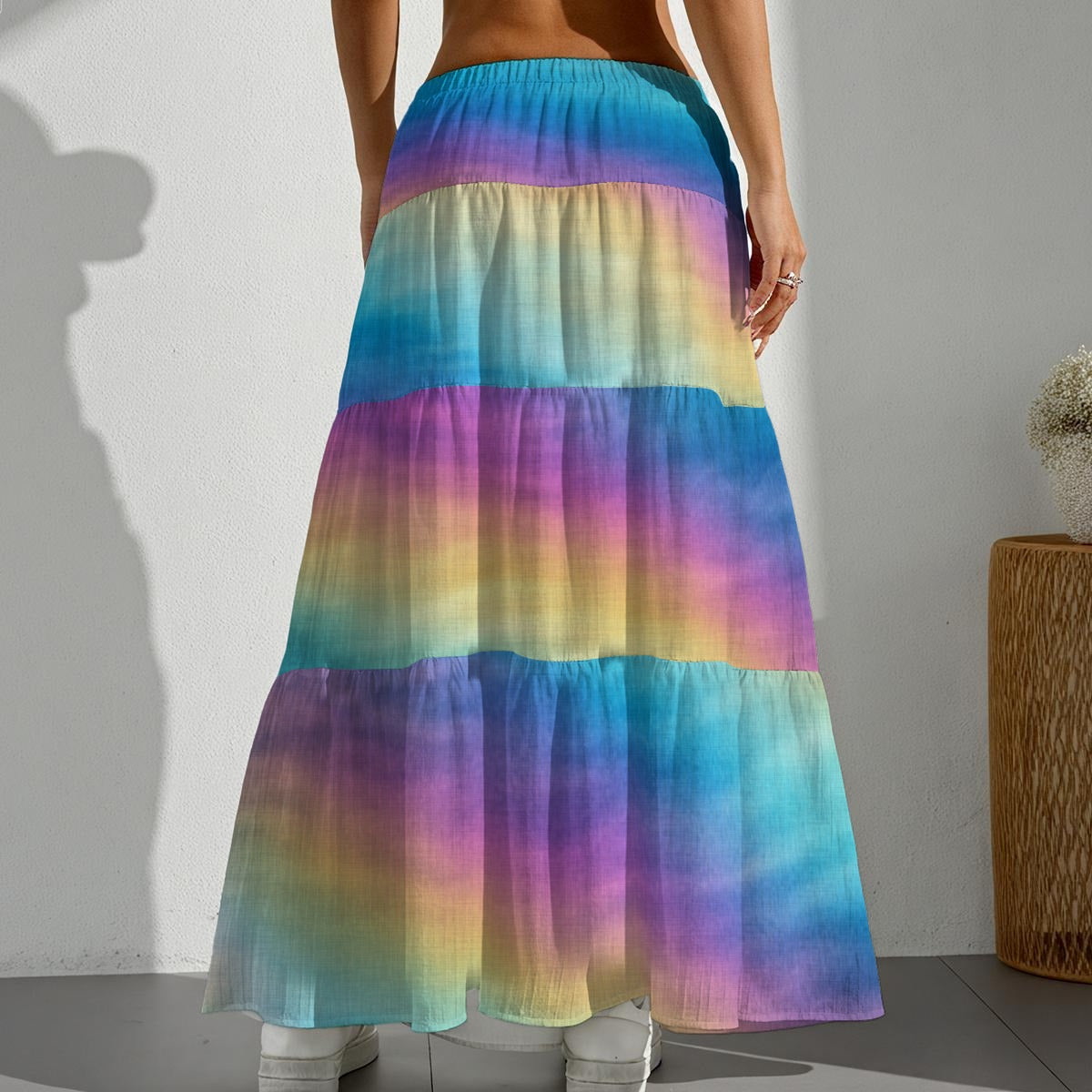 Women's Pleated Long Skirt