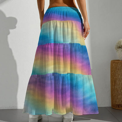 Women's Pleated Long Skirt