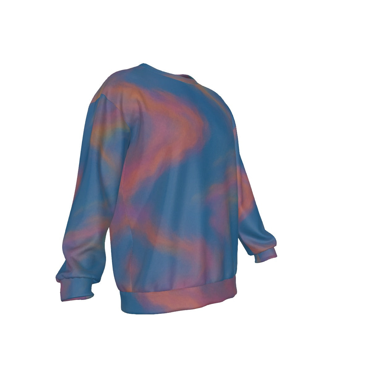 Men's Drop Shoulder Round Neck Long-Sleeved Sweatshirt