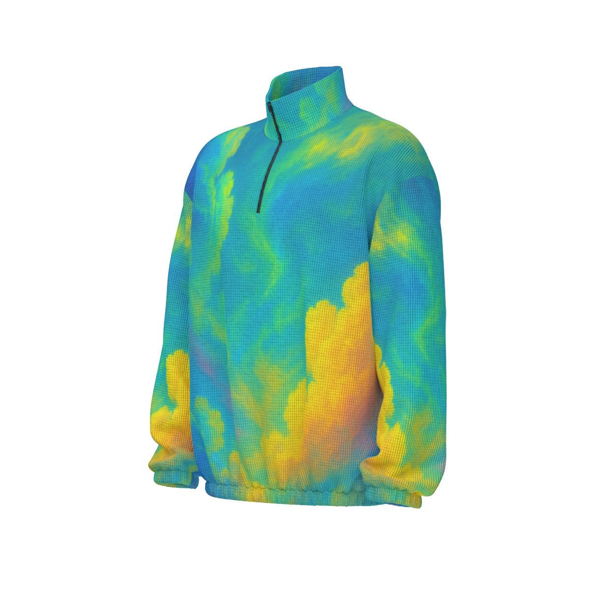 Unisex Turtleneck Zippered Sweatshirt