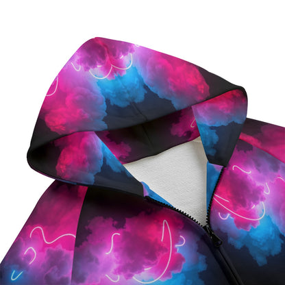 Unisex Kid's Zip Up Raglan Sleeve Hoodie | 310GSM Cotton