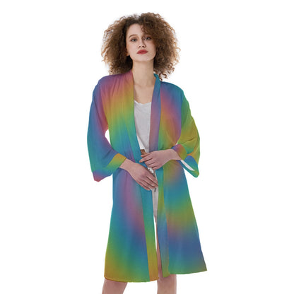 Women's Satin Kimono Robe