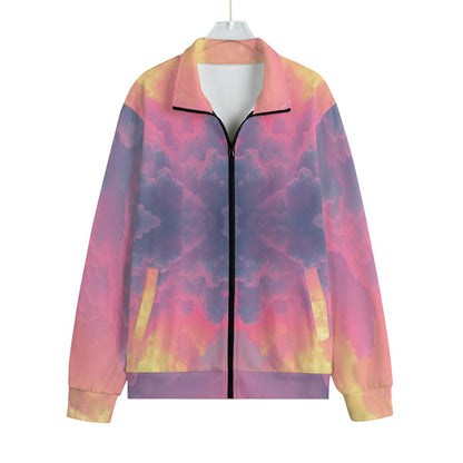 Unisex Stand-up Collar Knitted Fleece Outwear