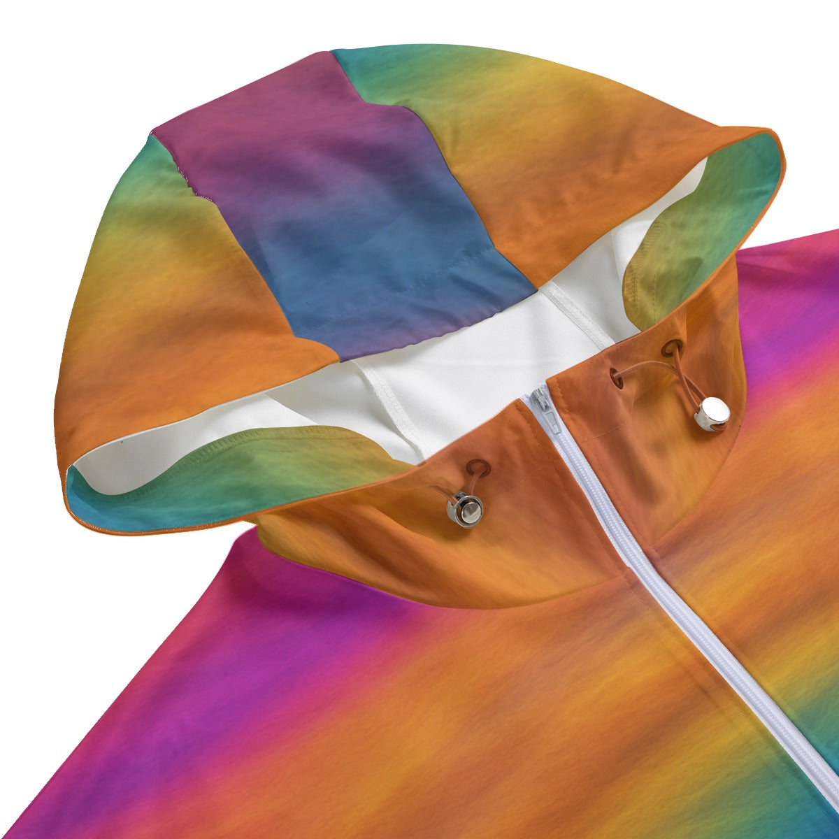 Unisex Pullover Jacket With Zipper Closure