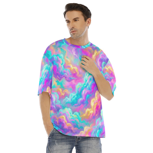 Men's Drop Shoulder T-shirt With Short Sleeve