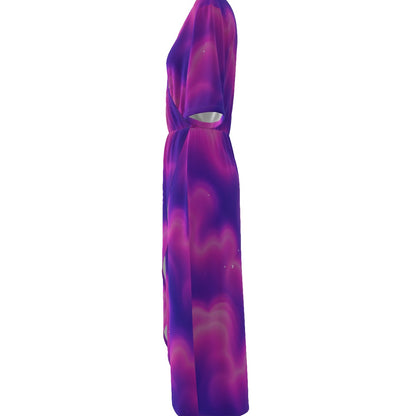 Women's Short Sleeve V-neck Dress