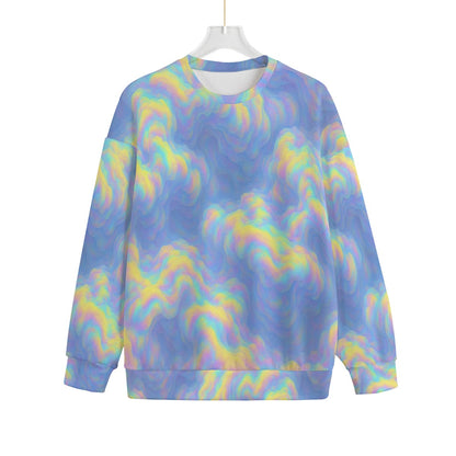 Unisex Drop-shoulder Knitted Fleece Sweater - view 1
