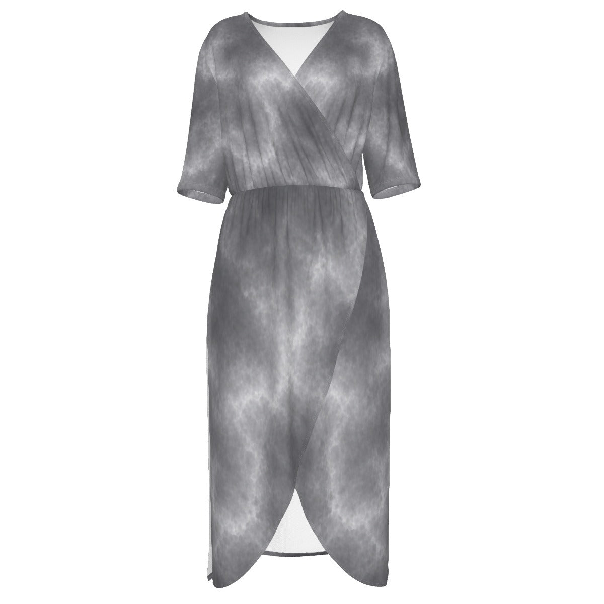 Women's Short Sleeve V-neck Dress