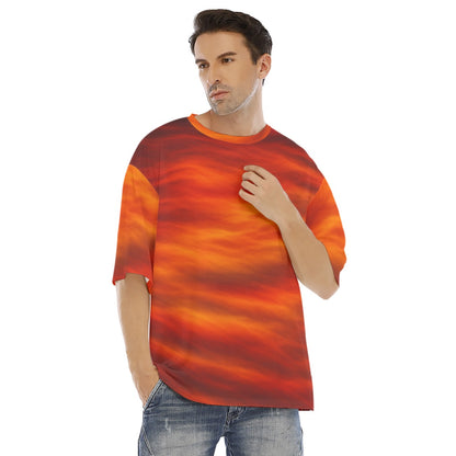 Men's Drop Shoulder T-shirt With Short Sleeve