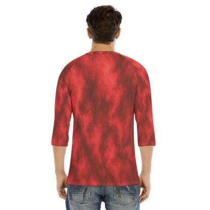 Men's Bracelet Sleeve T-shirt With Button Closure - view 4