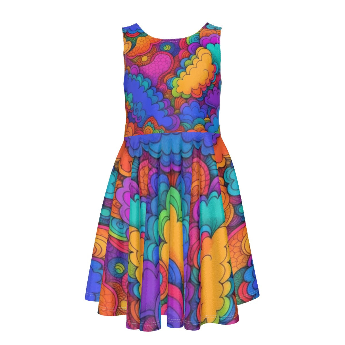 Unisex Kid's Sleeveless Vest Dress