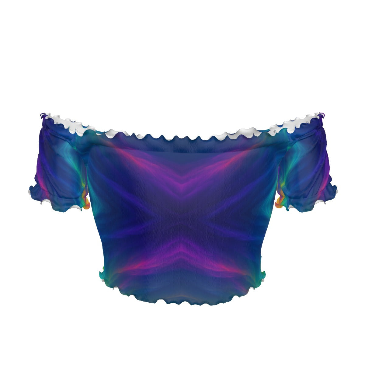 Women's One-shoulder Off-the-navel Short Sleeve T-shirt