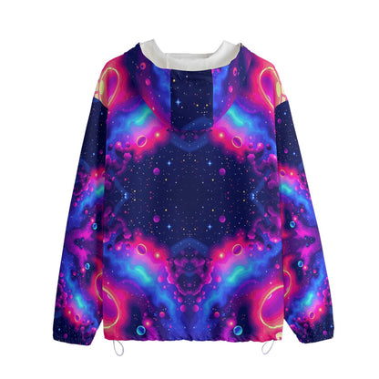 Unisex Pullover Jacket With Zipper Closure