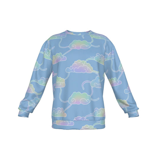 Men's Drop Shoulder Round Neck Long-Sleeved Sweatshirt