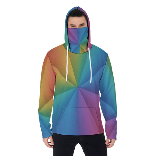 Men's Heavy Fleece Hoodie With Mask