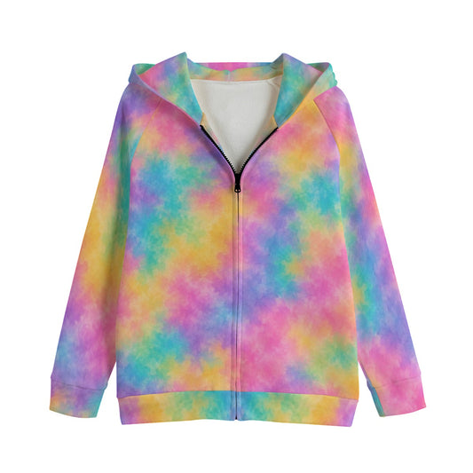Children’s Zip-Up Raglan-Sleeve Hoodie | 310 GSM Cotton - view 1