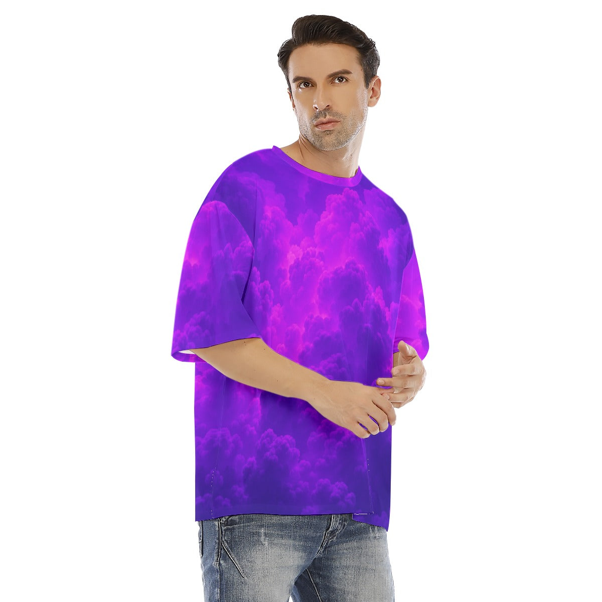 Men's Drop Shoulder T-shirt With Short Sleeve