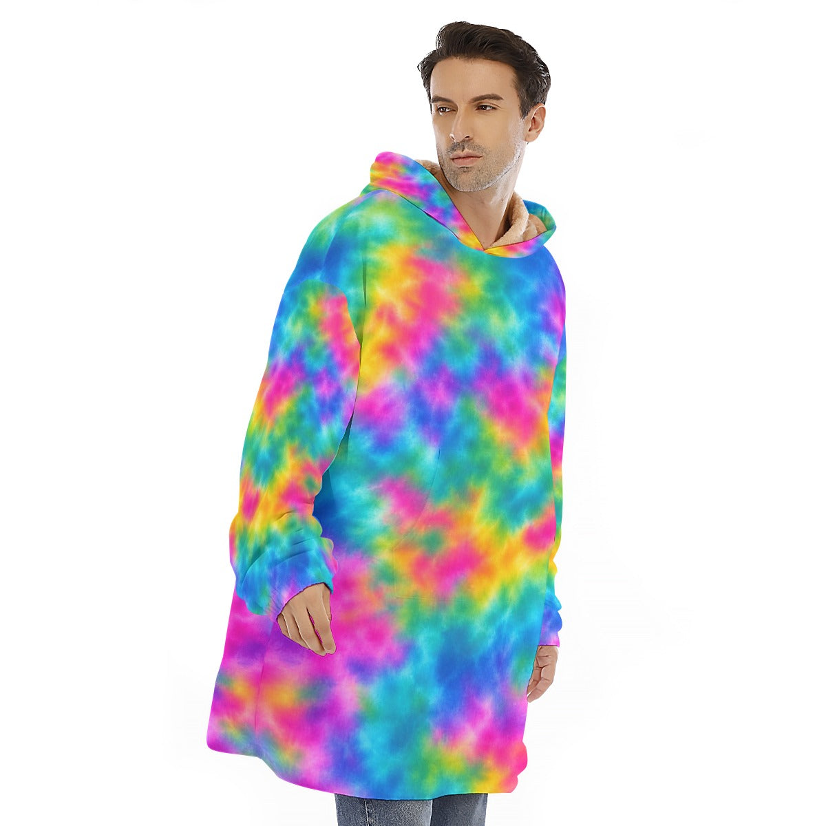 Unisex Sherpa Fleece Hoodie Blanket by O’Nimbus – view 2