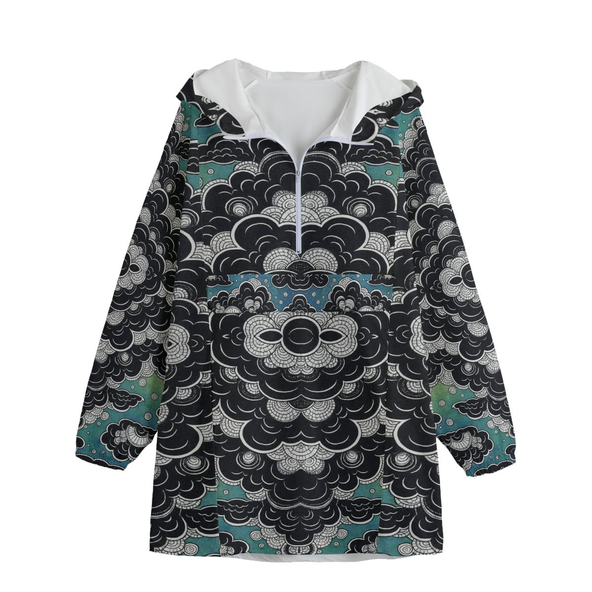 Unisex Windbreaker Long Jacket