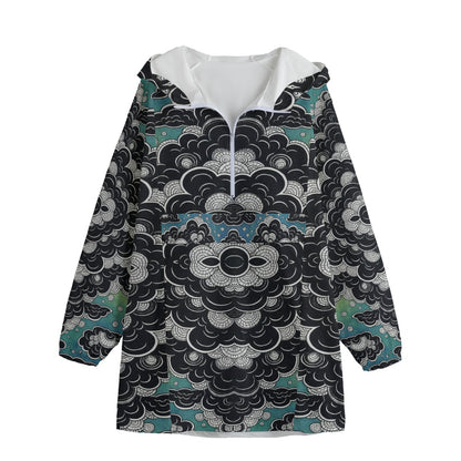 Unisex Windbreaker Long Jacket
