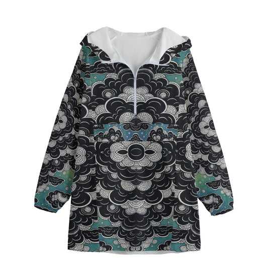 Unisex Windbreaker Long Jacket