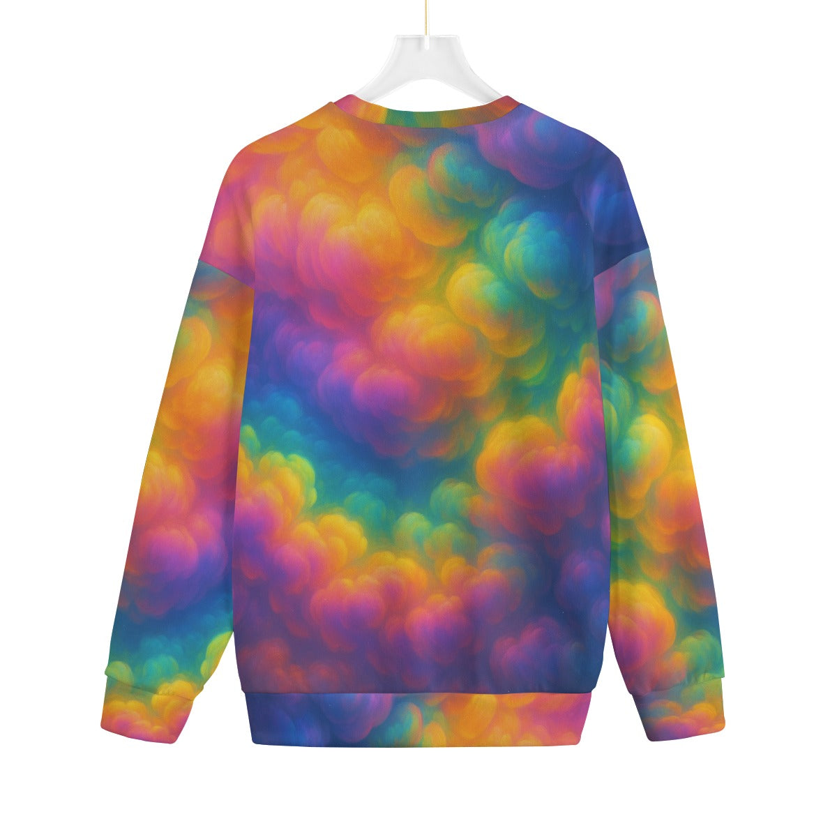 Unisex Drop-shoulder Knitted Fleece Sweater - view 2