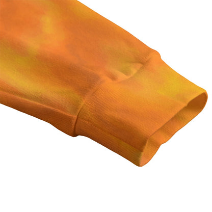 Unisex V-neck Knitted Fleece Cardigan With Button Closure