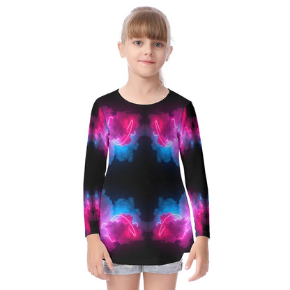 Unisex Kid's Long Sleeve O-neck T-shirt