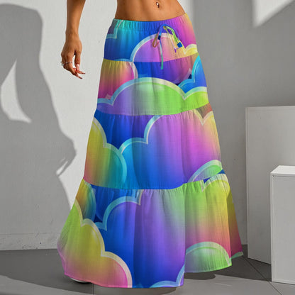 Women's Pleated Long Skirt