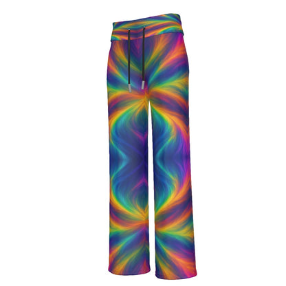 Women's High-waisted Straight-leg Trousers