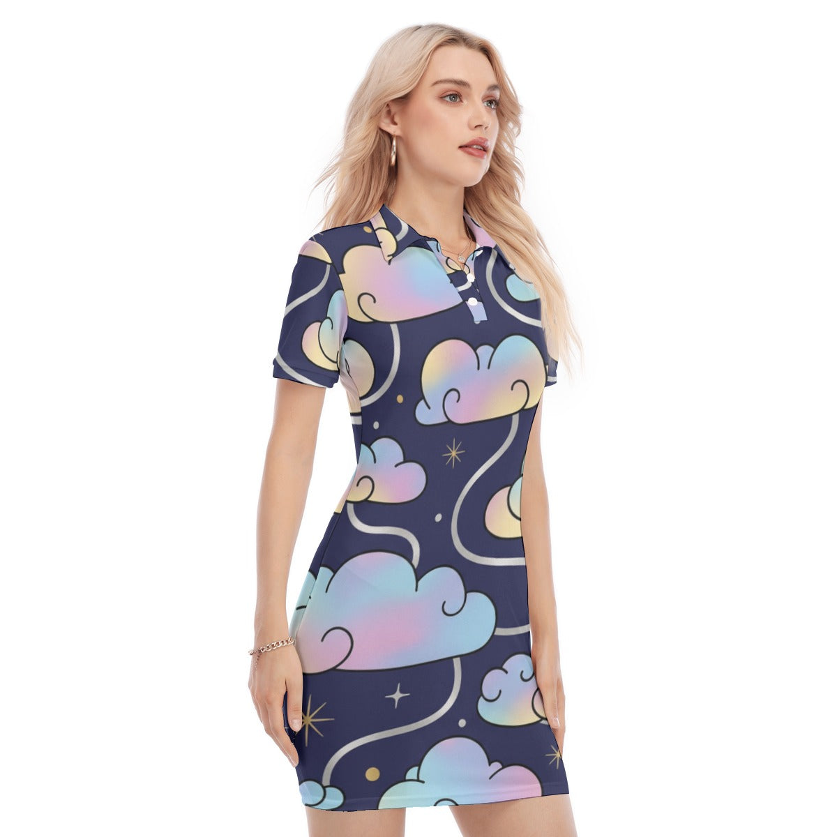 Women's Polo Collar Dress