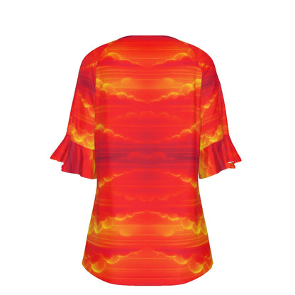 Women's T-shirt With Bell Sleeve