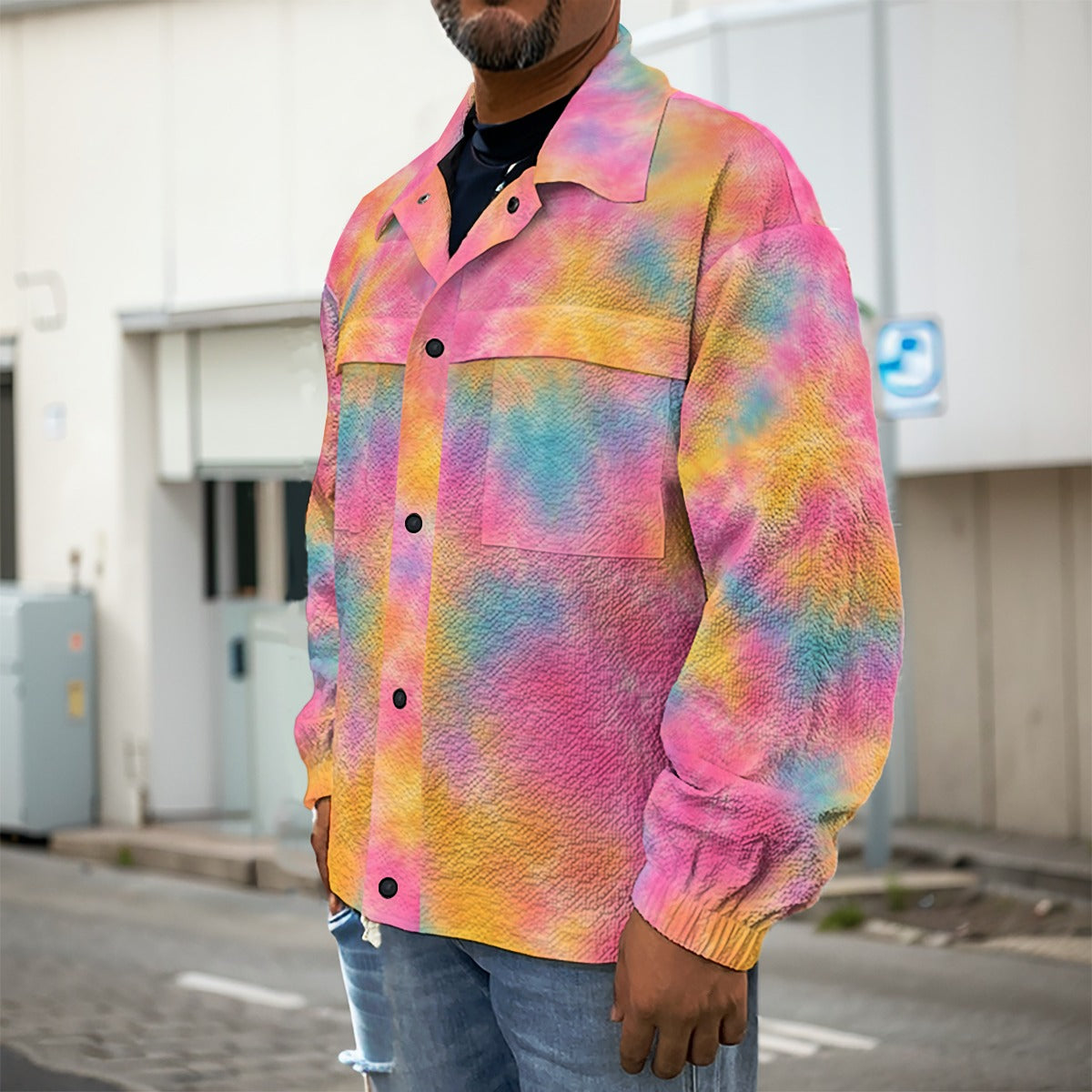 Men’s Casual Lapel Jacket - view 2