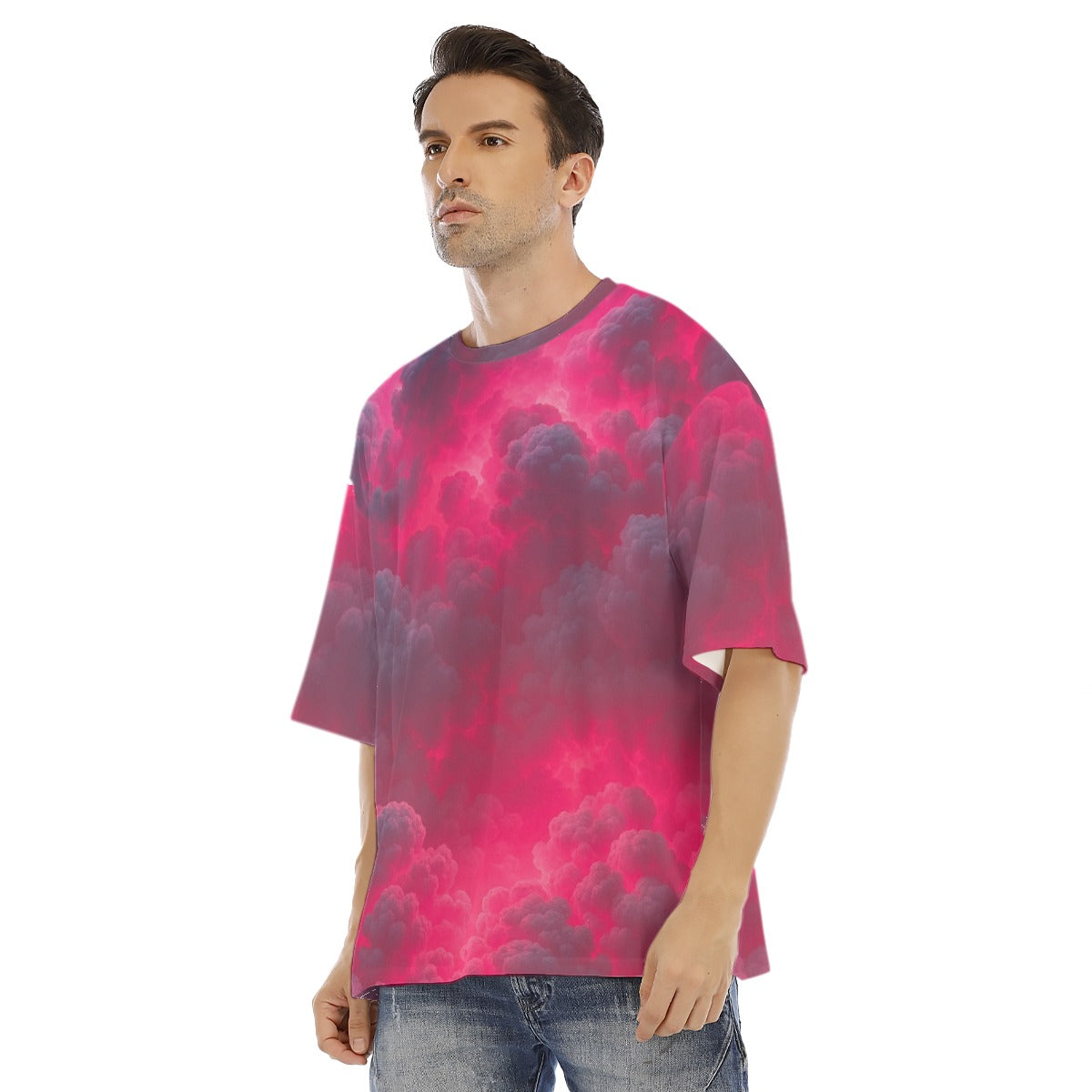 Men's Drop Shoulder T-shirt With Short Sleeve