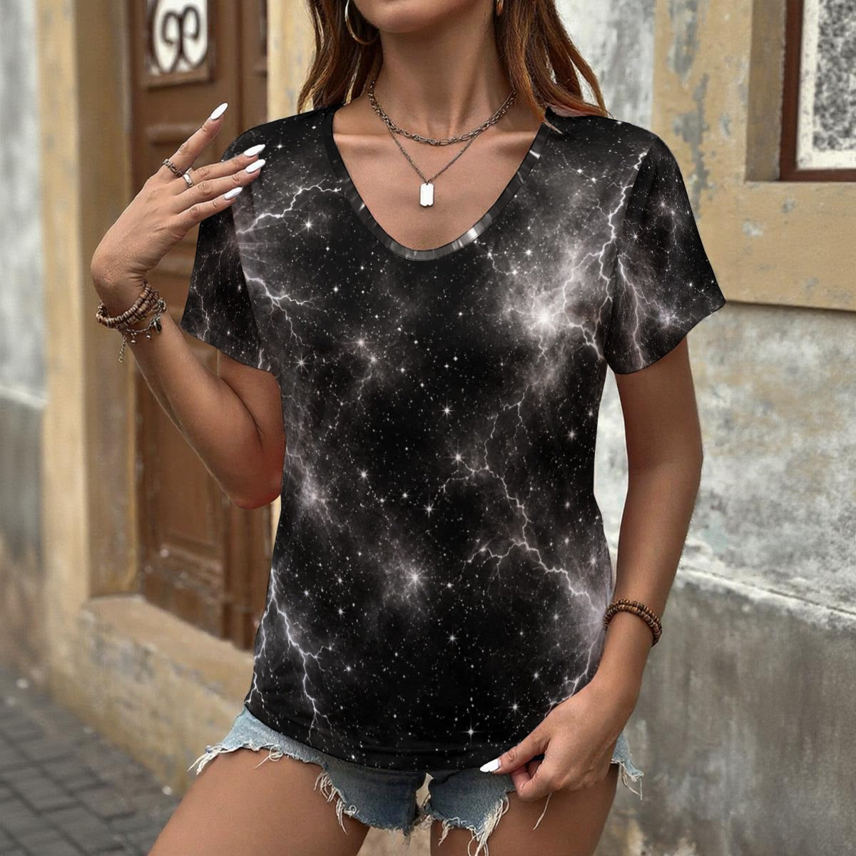 Women’s V-Neck T-Shirt - view 1