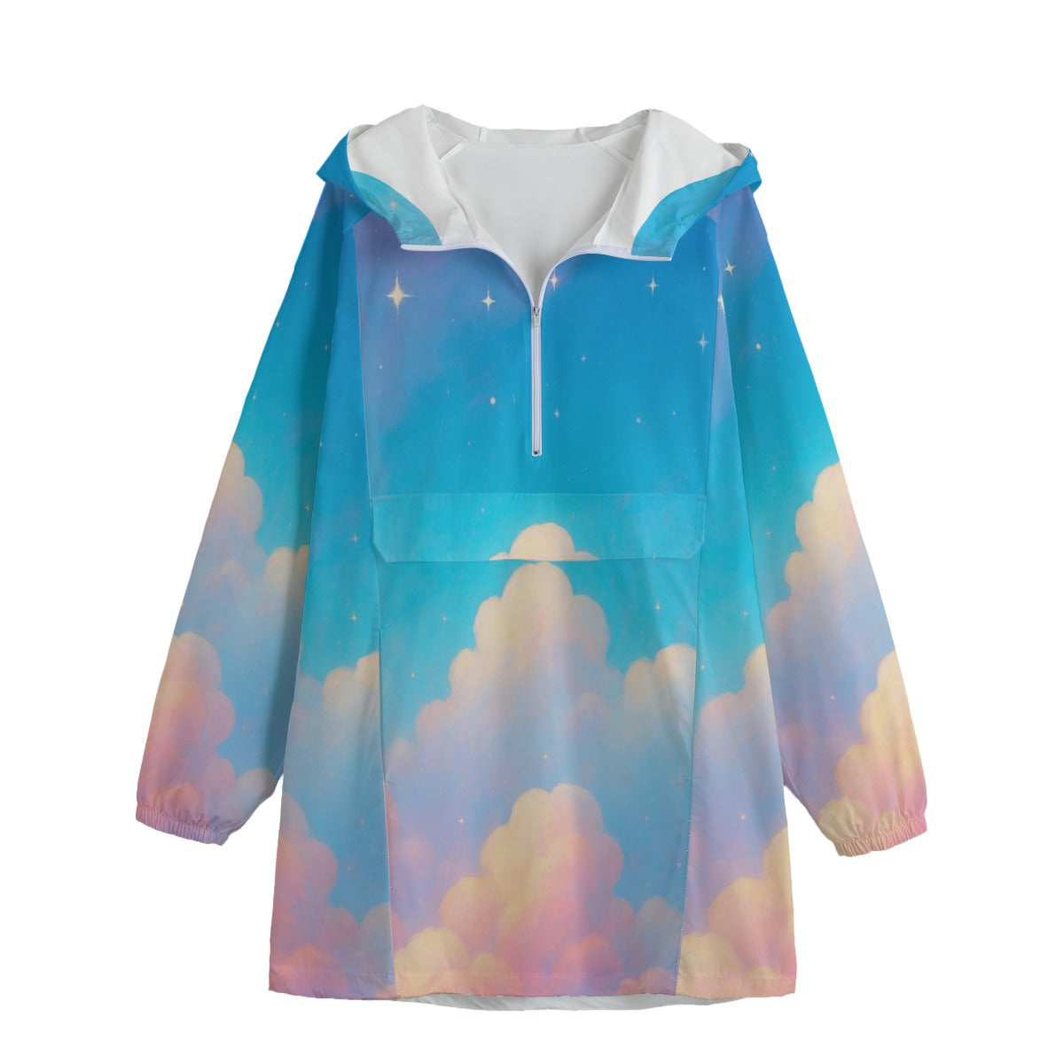 Unisex Windbreaker Long Jacket