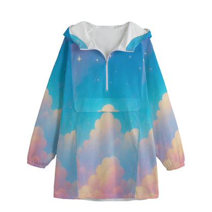 Unisex Windbreaker Long Jacket