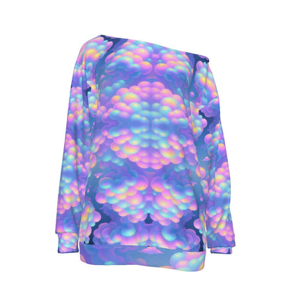 Women's Off-Shoulder Sweatshirt