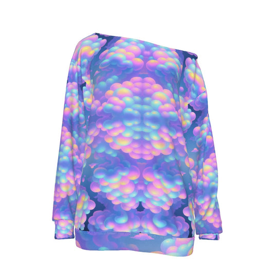 Women's Off-Shoulder Sweatshirt