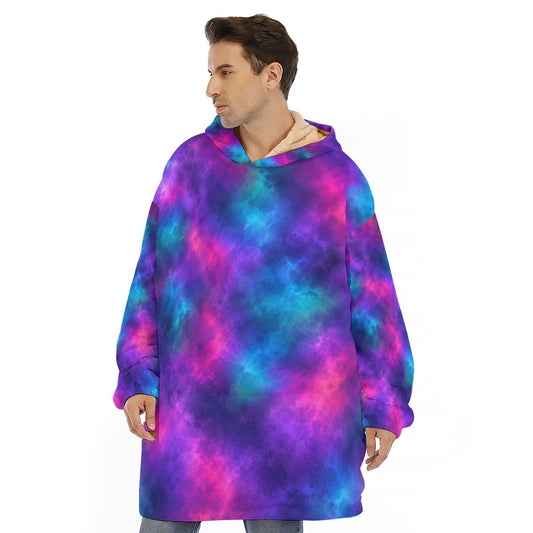 Unisex Sherpa-Fleece Hoodie Blanket - view 1
