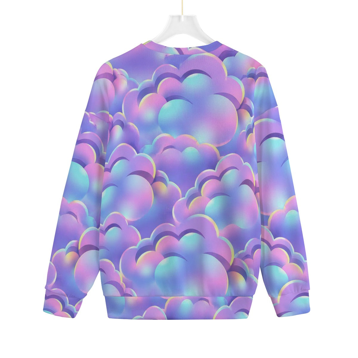 Unisex Drop-shoulder Knitted Fleece Sweater - view 2