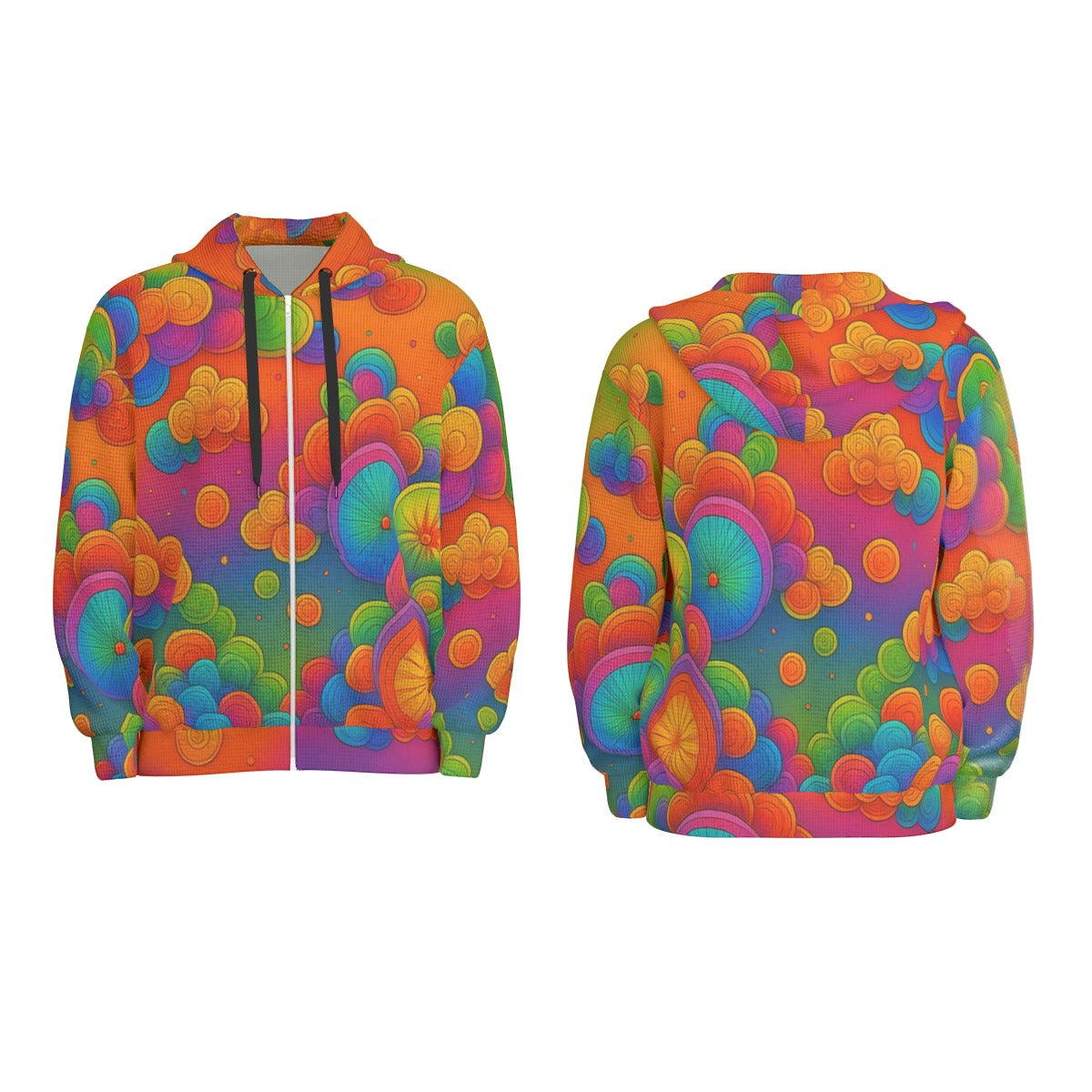 Unisex Zip Hooded Sweatshirt