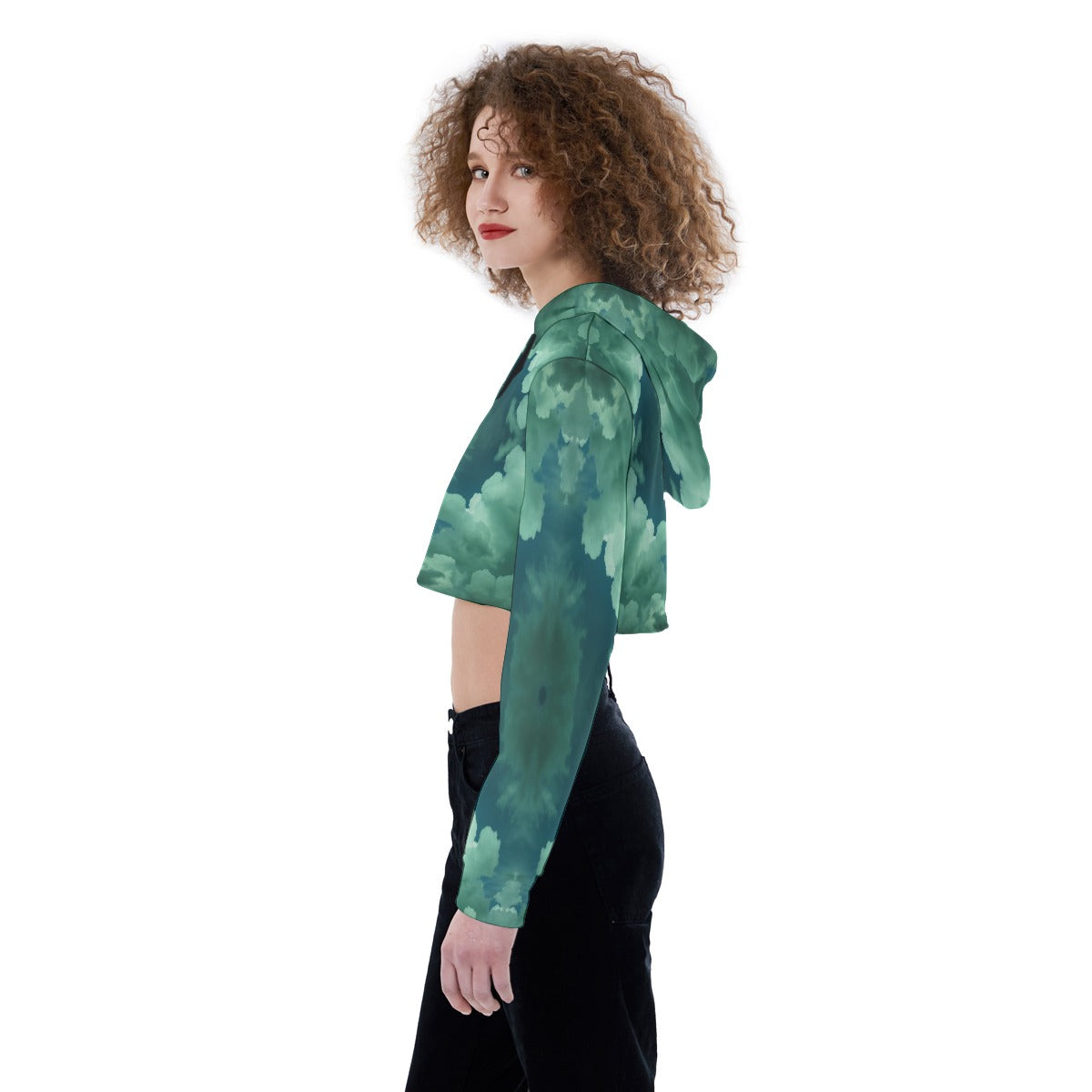 Women's Crop Top Hoodie