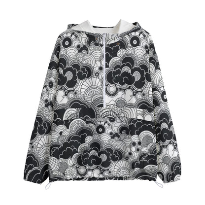 Unisex Pullover Jacket With Zipper Closure