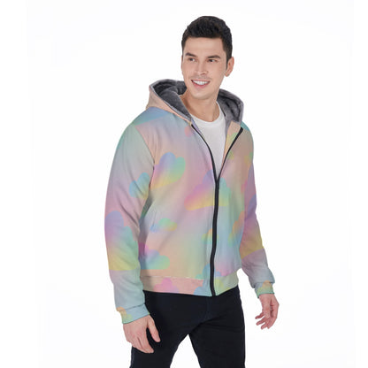 Men's Sherpa Fleece Zip Up Hoodie