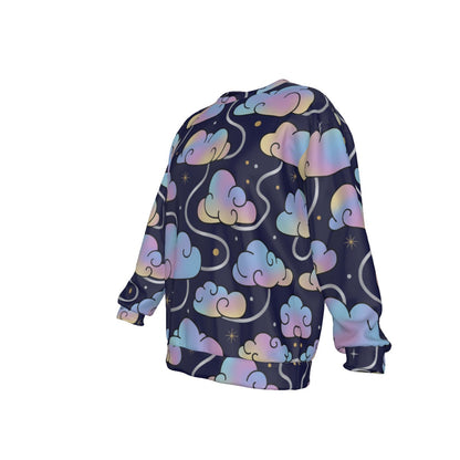 Men's Drop Shoulder Round Neck Long-Sleeved Sweatshirt